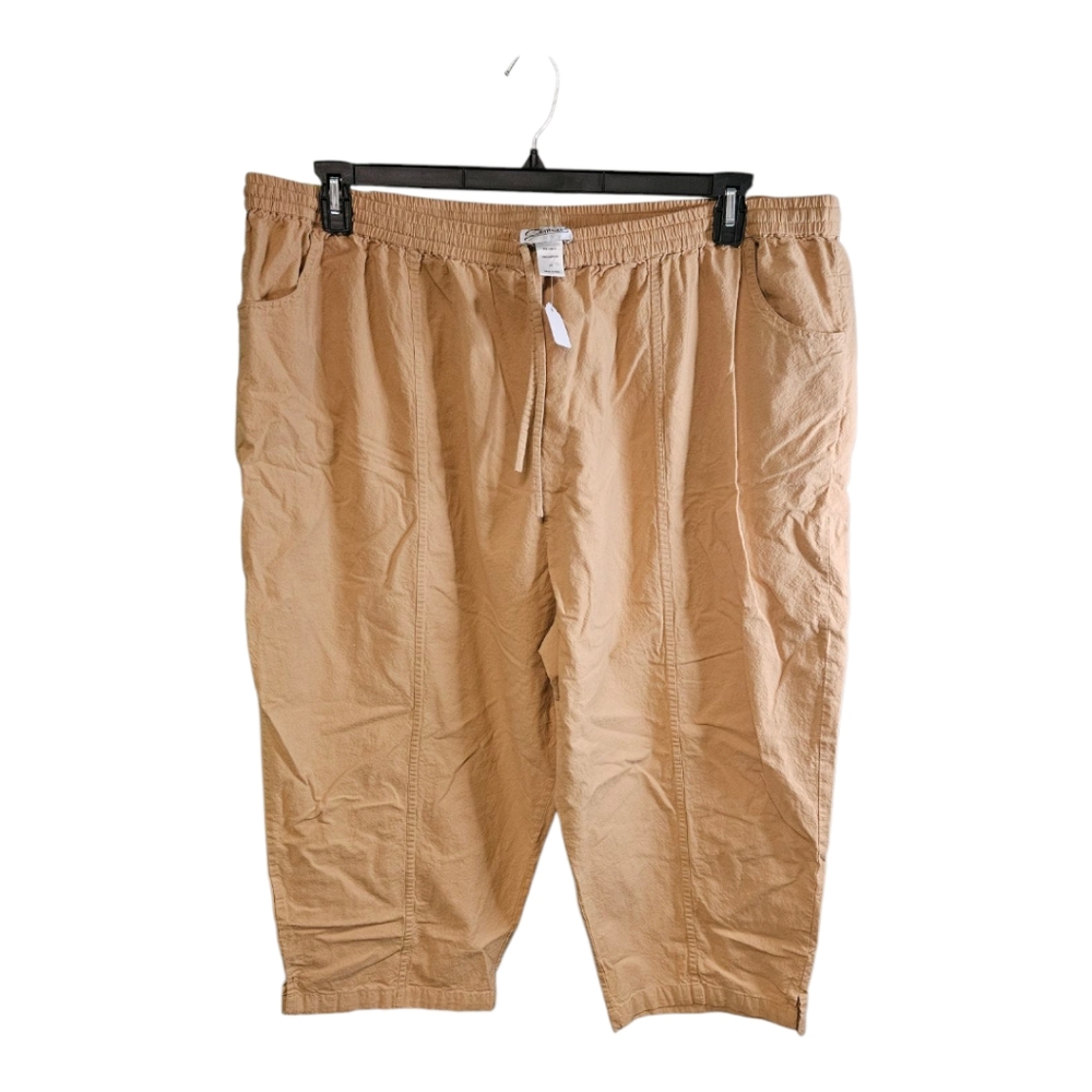 Essentials Tan Capris
